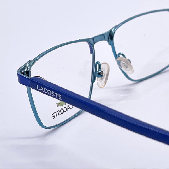 NEW LACOSTE KID’S EYEGLASSES L3106 424 BLUE KID’S EYEWEAR LACOSTE - Picture 4 of 9